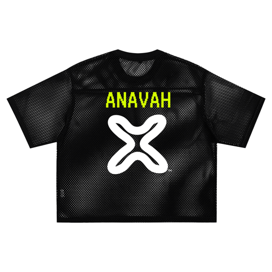 Practice - See-through Boxy Net Jersey