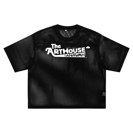 Practice - See-through Boxy Net Jersey