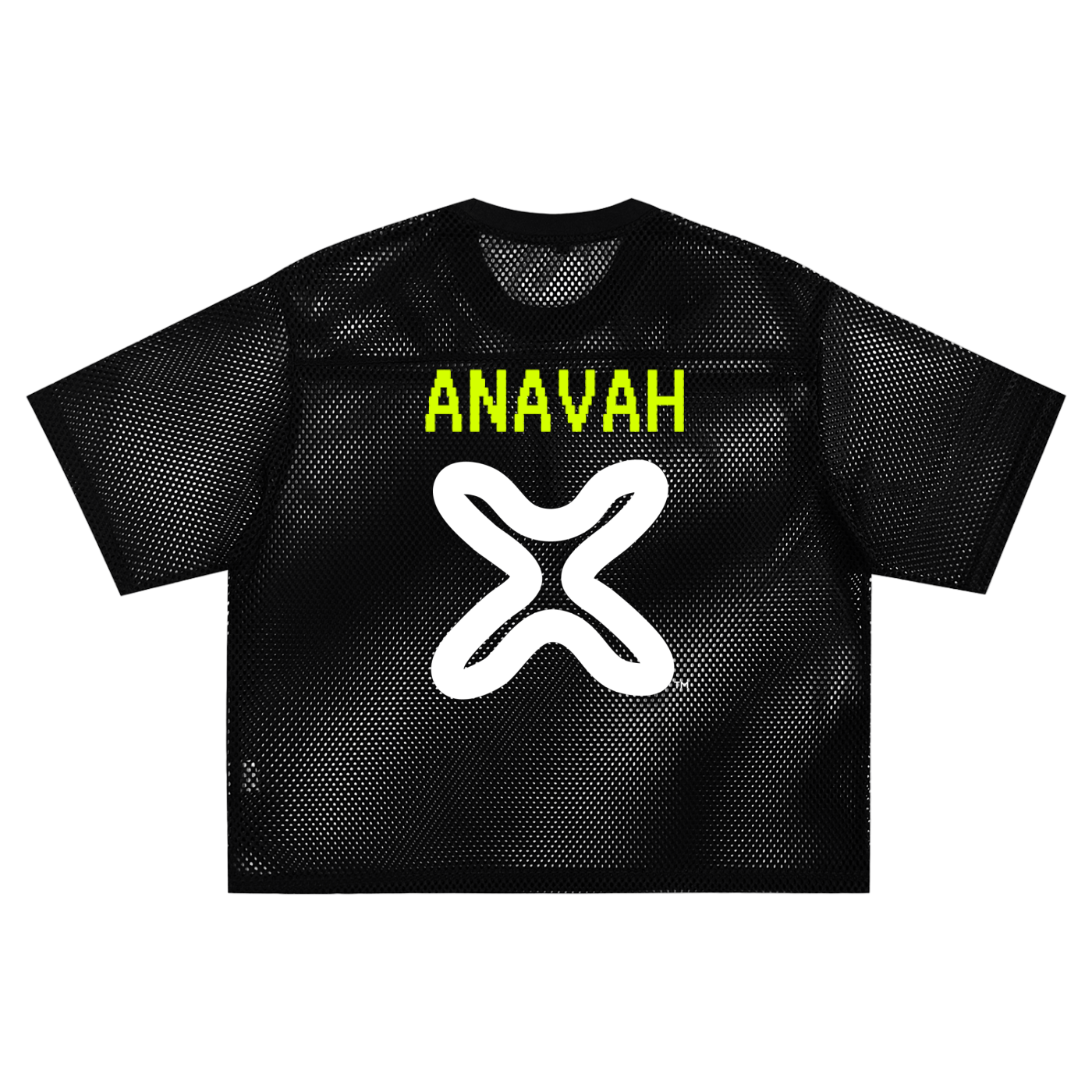 Practice - See-through Boxy Net Jersey