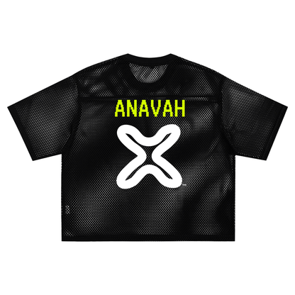 Practice - See-through Boxy Net Jersey