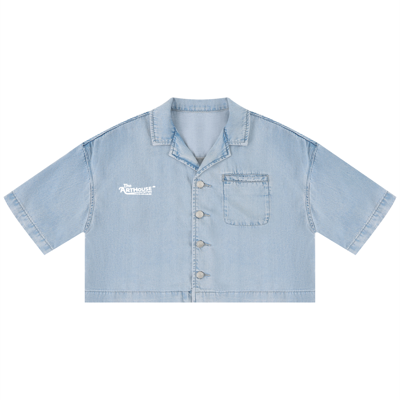 Work hard - Women's Vintage Wash Boxy Croptop