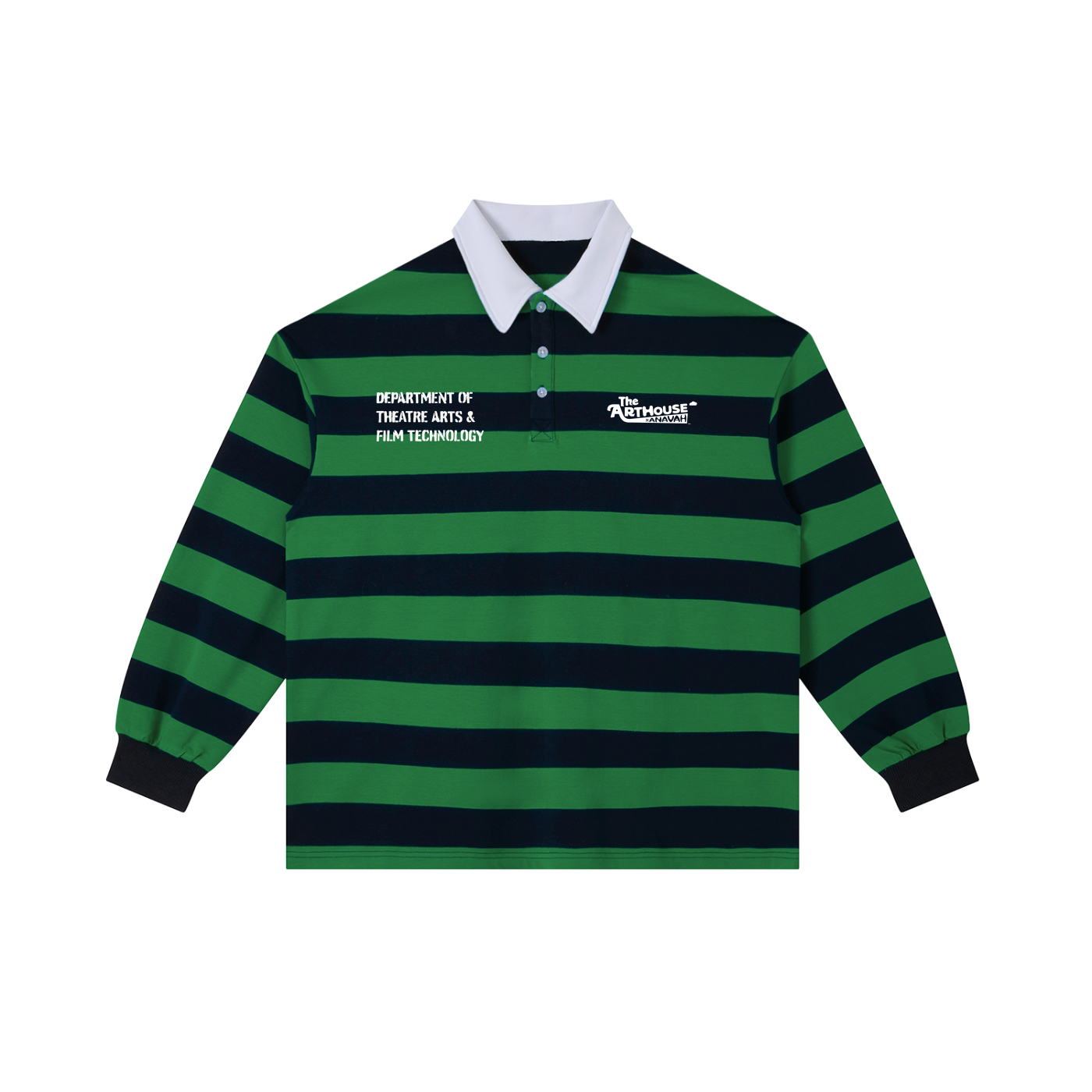 Arts Department x ANAVAH Block Stripe Polo Shirt