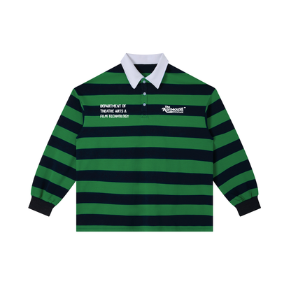 Arts Department x ANAVAH Block Stripe Polo Shirt