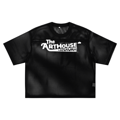 Practice - See-through Boxy Net Jersey